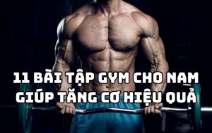 các bài tập gym cho nam