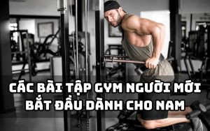 các bài tập gym cho người mới bắt đầu nam