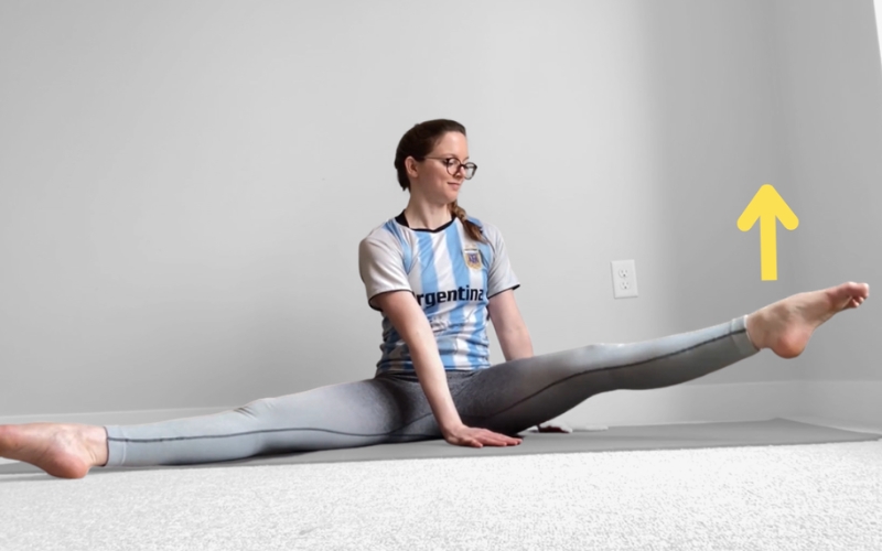 bài tập single leg straddle 