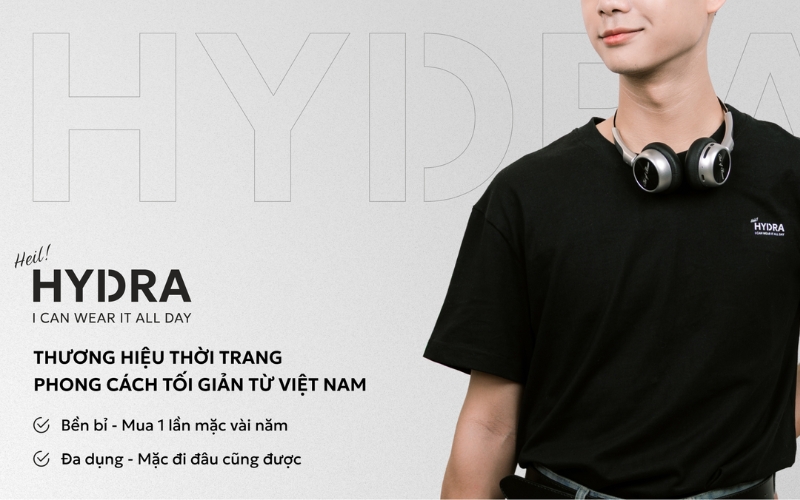 thương hiệu thời trang nam hydra
