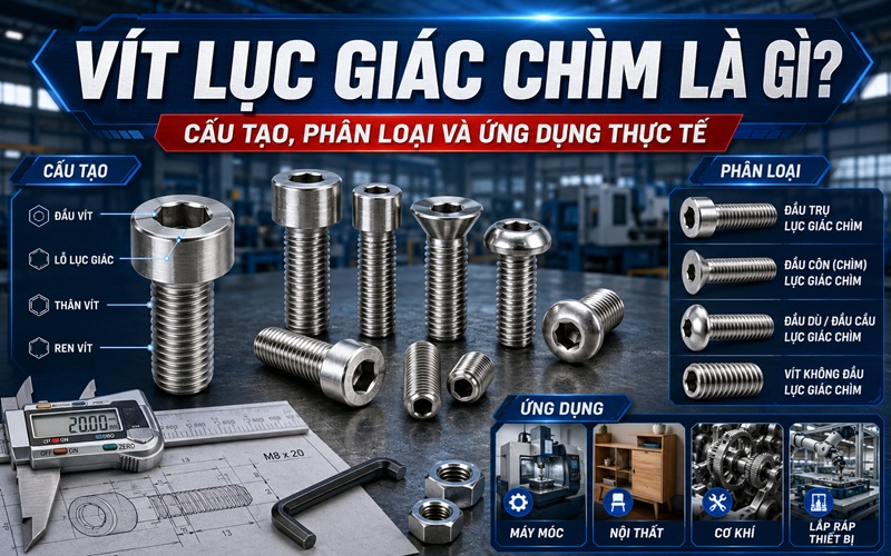 vít lục giác chìm là gì
